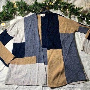 Lucky Brand Color Block Cardigan